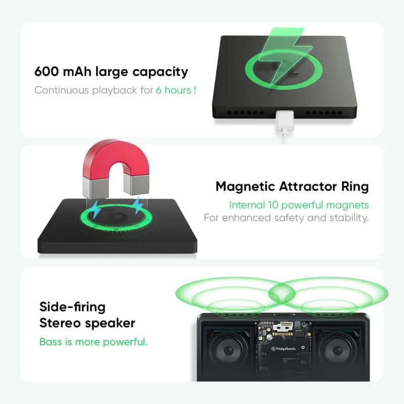 Customized Romantic Singing Refrigerator Magnet – Christmas Edition