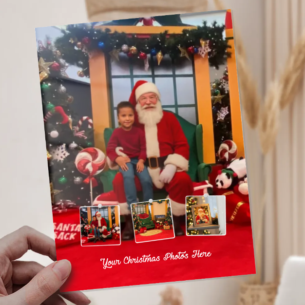 Custom Photo & Text Acrylic Plaque – Personalized Home Decor & Valentine's Day Gift