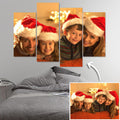 Custom Photo Frameless 4-Piece Canvas Set Home DecorationChristmas Gift